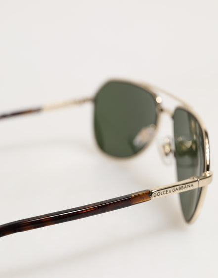 Dolce & Gabbana DG2125 Silver Frame Aviator Shades Eyewear Sunglasses Children