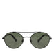 Dolce & Gabbana Matte Black Steel Frame Gray Lens Sunglasses