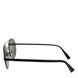 Dolce & Gabbana Matte Black Steel Frame Gray Lens Sunglasses