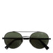 Dolce & Gabbana Matte Black Steel Frame Gray Lens Sunglasses