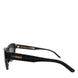 Dolce & Gabbana DG4177 Black Leather Frame Tinted Lens Sunglasses