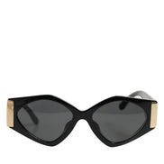 Γυαλιά ηλίου Dolce & Gabbana DG4396 με γκρι διαβαθμισμένο φακό και μαύρο ακανόνιστο πλαίσιο