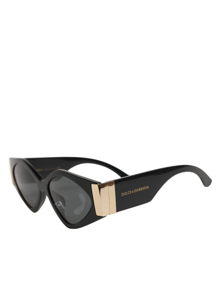 Γυαλιά ηλίου Dolce & Gabbana DG4396 με γκρι διαβαθμισμένο φακό και μαύρο ακανόνιστο πλαίσιο