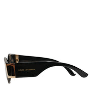 Γυαλιά ηλίου Dolce & Gabbana DG4396 με γκρι διαβαθμισμένο φακό και μαύρο ακανόνιστο πλαίσιο