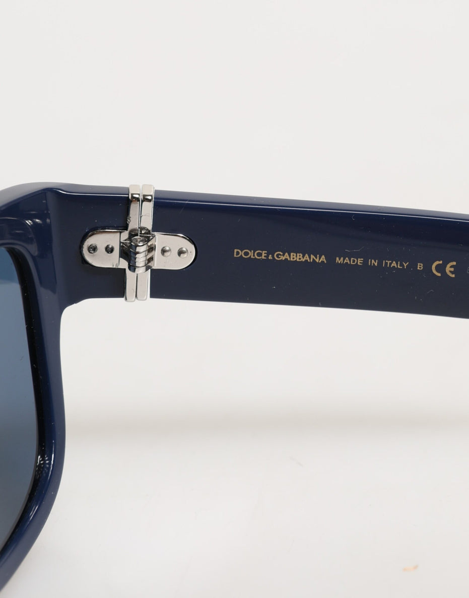 Dolce & Gabbana Μπλε Ασετάτ Σκελετός Πολωτικοί Φακοί Γυαλιά Ηλίου