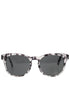Dolce & Gabbana DG4254 Havana Clear Black Tinted Lenses Sunglasses