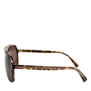 Dolce & Gabbana Dark Brown Tortoise Shell Pilot Frame Sunglasses