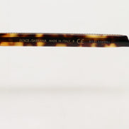 Dolce & Gabbana Dark Brown Tortoise Shell Pilot Frame Sunglasses