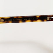 Dolce & Gabbana Dark Brown Tortoise Shell Pilot Frame Sunglasses