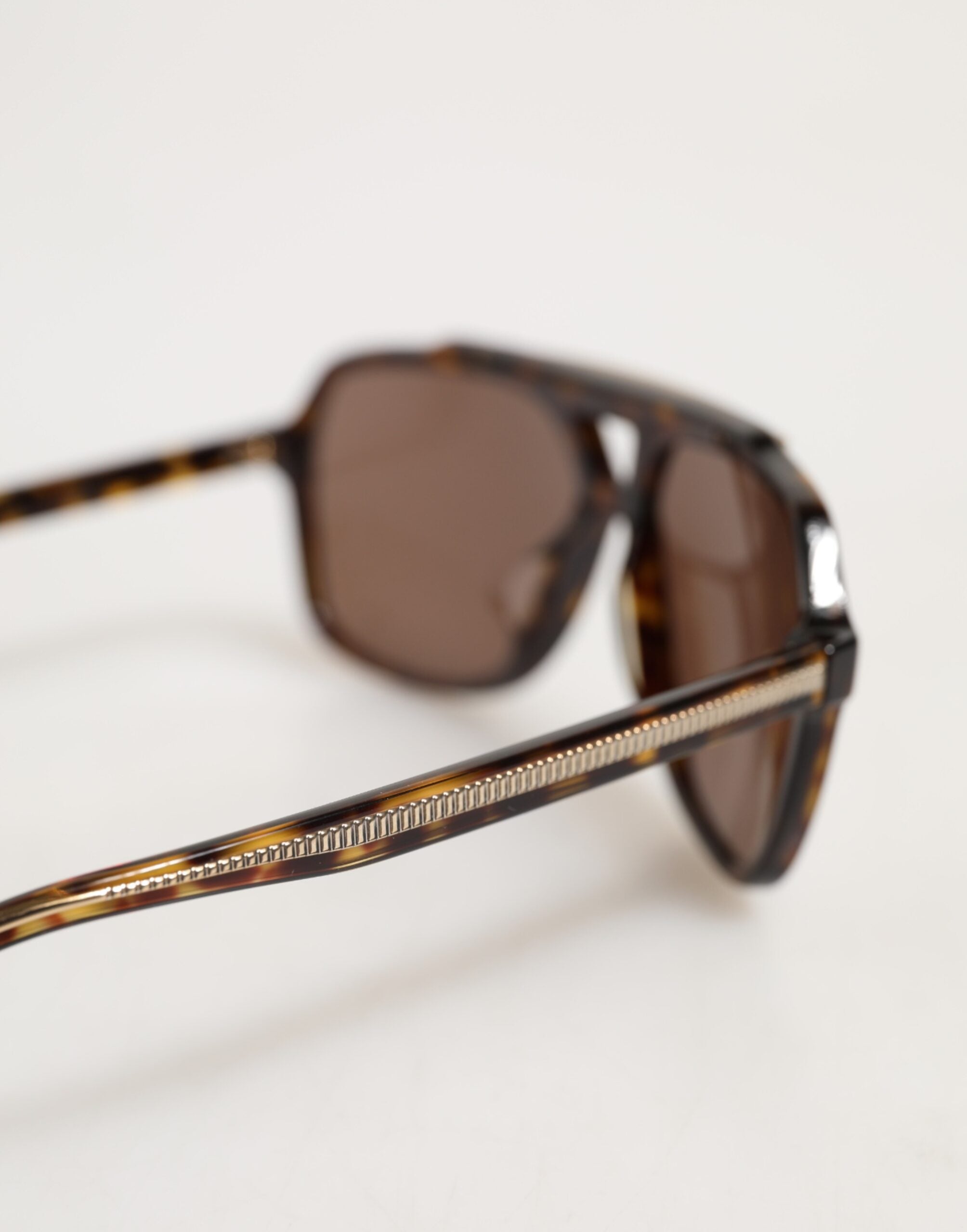 Dolce & Gabbana Σκούρα Καφέ Γυαλιά Ηλίου Pilot με Σκελετό από Καύκαλο Χελώνας