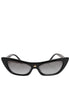 Dolce & Gabbana Μαύρα Γυαλιά Ηλίου Re-Edition DNA με Σκελετό Cat-Eye