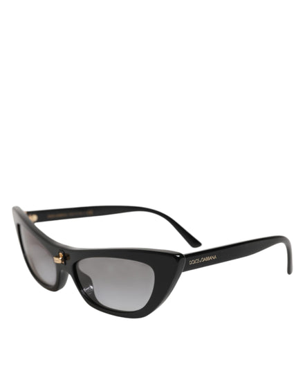 Γυαλιά ηλίου Dolce & Gabbana μαύρα Re-Edition DNA σε στυλ cat-eye