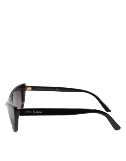 Γυαλιά ηλίου Dolce & Gabbana μαύρα Re-Edition DNA σε στυλ cat-eye