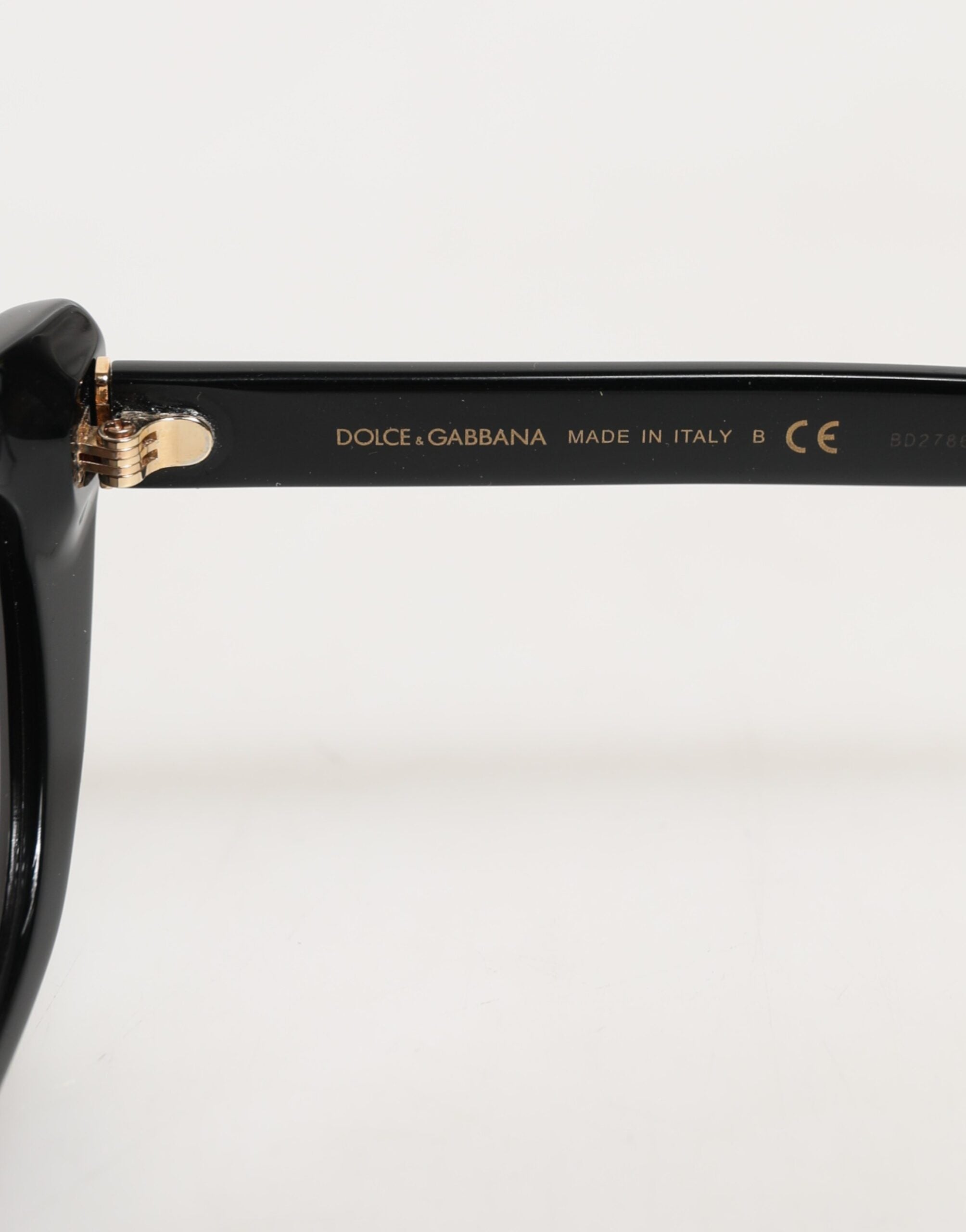 Dolce & Gabbana Μαύρα Γυαλιά Ηλίου Re-Edition DNA με Σκελετό Cat-Eye