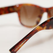 Dolce & Gabbana DG4338F Brown Havana Full Rim Round Lenses Sunglasses