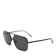 Dolce & Gabbana Black Metal Frame Square Lenses Shades Eyewear Sunglasses