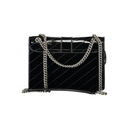 Gaelle Paris Black Polyurethane Women's Bag
