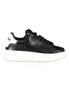 Gaelle Paris Black Polyurethane Women Sneaker