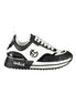 Gaelle Paris Black Polyurethane Women Sneaker