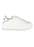 Gaelle Paris White Polyurethane Women Sneaker