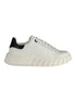 Gaelle Paris White Polyurethane Women Sneaker