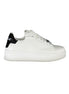 Gaelle Paris White Polyurethane Women Sneaker