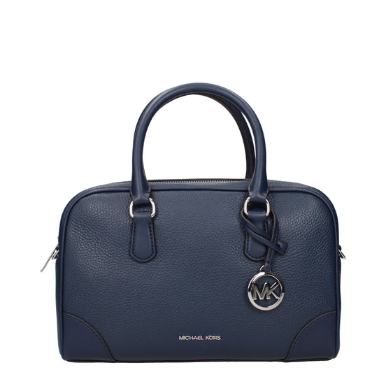 Τσάντα χειρός Michael Kors από μπλε δέρμα
