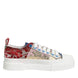 Dolce & Gabbana Πολύχρωμα Patchwork Χαμηλά Αθλητικά Παπούτσια