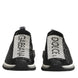 Dolce & Gabbana Μαύρα Ασημί Slip On Αθλητικά Παπούτσια Sorrento