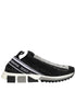 Dolce & Gabbana Μαύρα Ασημί Slip On Αθλητικά Παπούτσια Sorrento