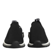 Dolce & Gabbana Black Slip On Sorrento Low Top Sneakers Shoes