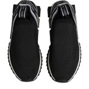 Dolce & Gabbana Black Slip On Sorrento Low Top Sneakers Shoes