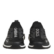 Dolce & Gabbana Black SORRENTO Sport Stretch Sneakers Shoes