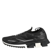 Dolce & Gabbana Black SORRENTO Sport Stretch Sneakers Shoes