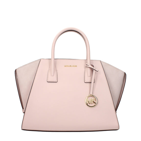 Τσάντα χειρός Michael Kors από ροζ δέρμα