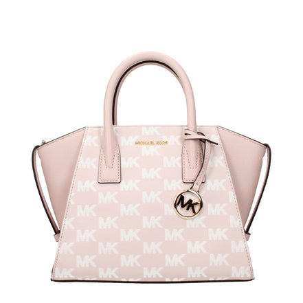 Τσάντα χειρός Michael Kors από ροζ ύφασμα