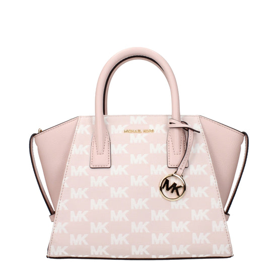 Τσάντα χειρός Michael Kors από ροζ ύφασμα