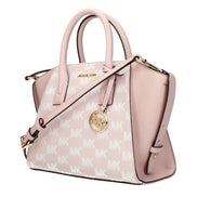 Τσάντα χειρός Michael Kors από ροζ ύφασμα