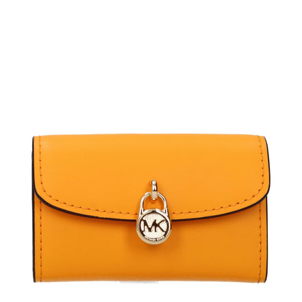 Πορτοφόλι Michael Kors από πορτοκαλί δέρμα