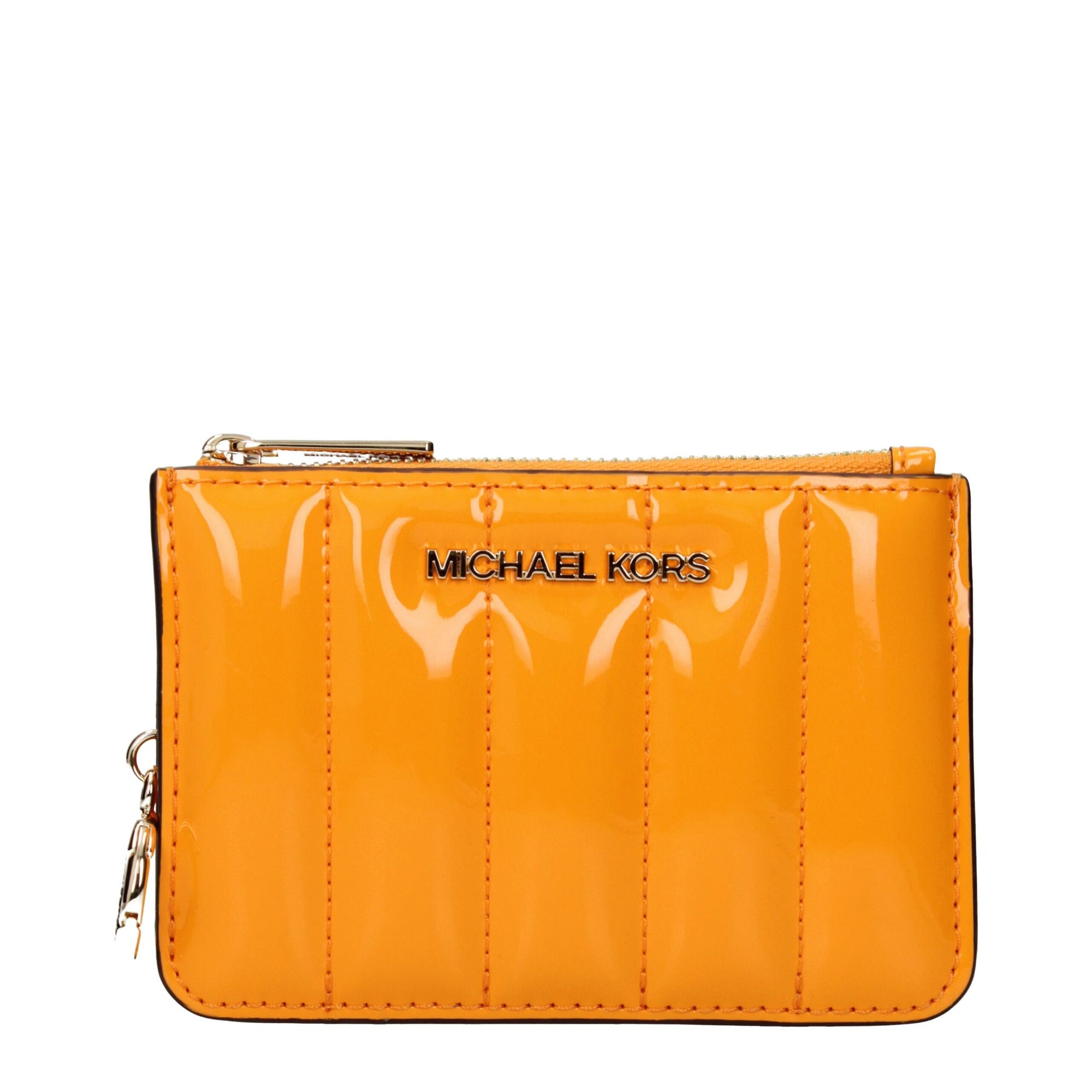 Πορτοφόλι Michael Kors από πορτοκαλί δέρμα