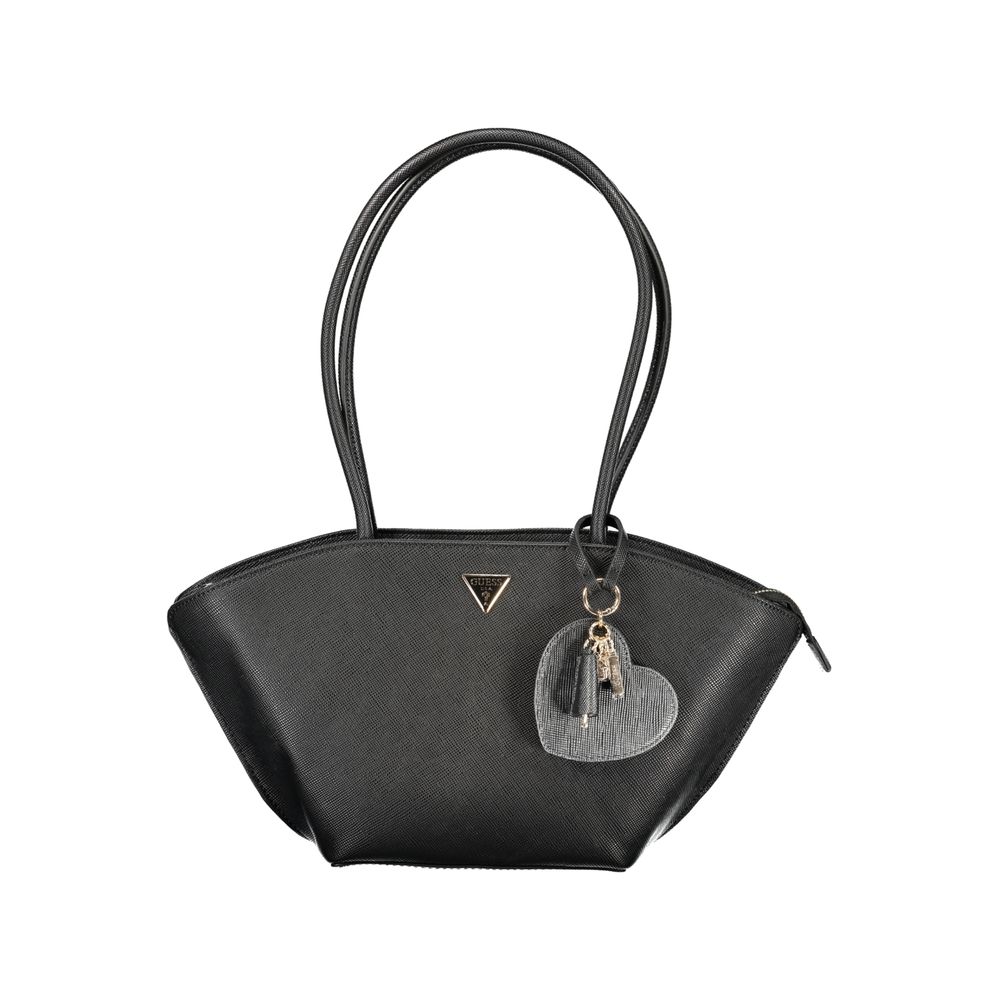 Γυναικεία τσάντα Guess από μαύρη πολυουρεθάνη