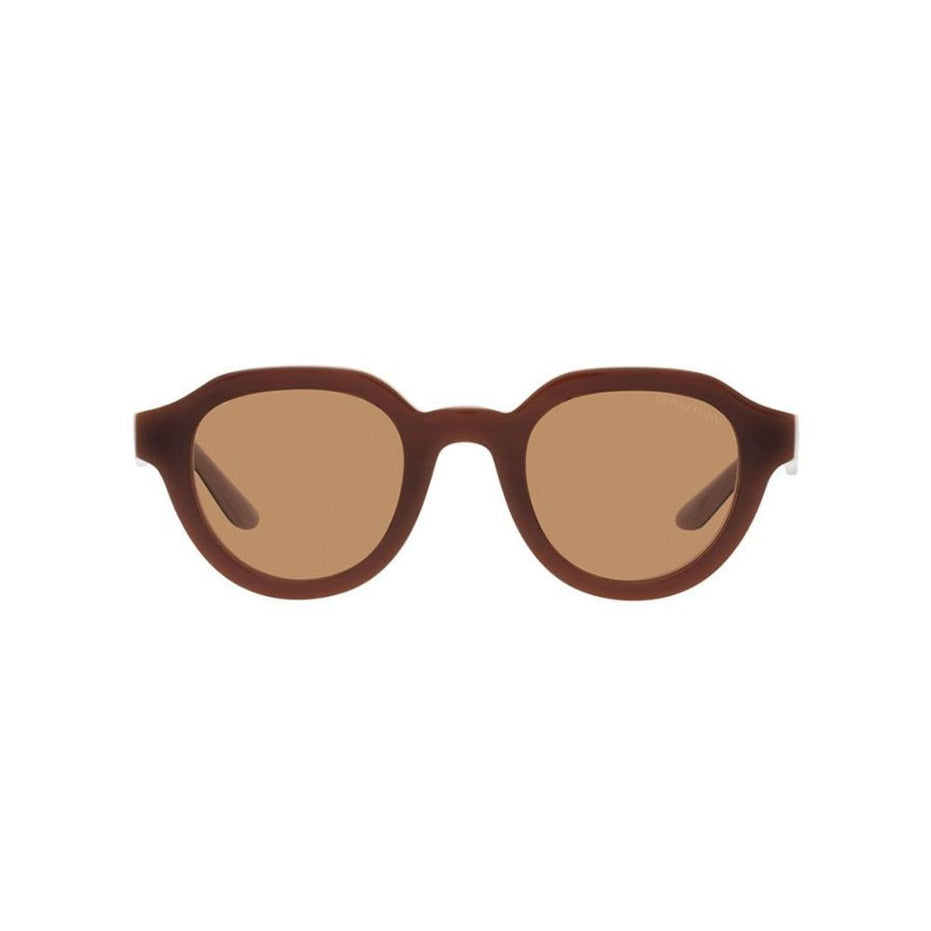 Giorgio Armani Brown Acetate Sunglasses