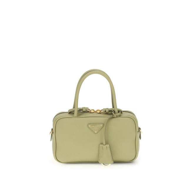 Τσάντα χειρός Prada Bicolor Calf Leather Bos Taurus