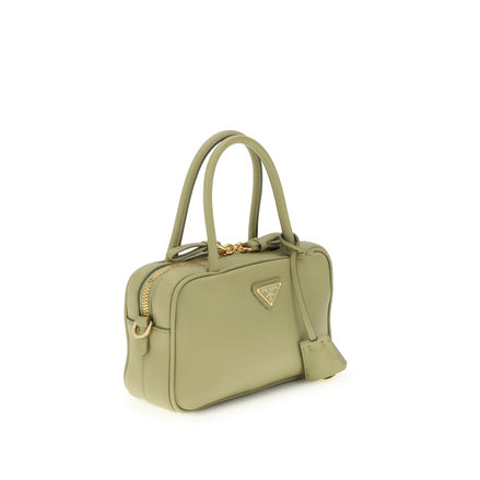 Τσάντα χειρός Prada Bicolor Calf Leather Bos Taurus