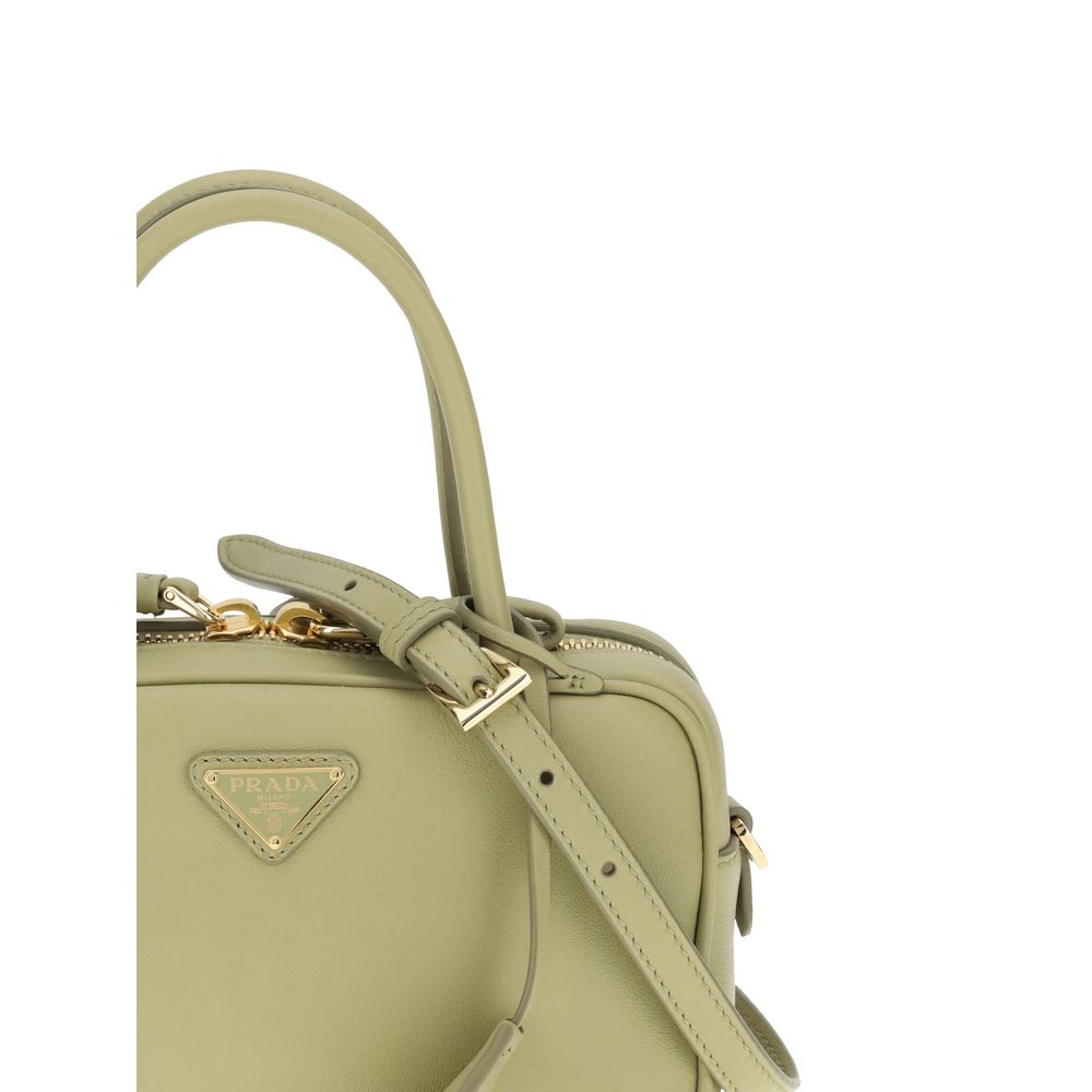 Τσάντα χειρός Prada Bicolor Calf Leather Bos Taurus