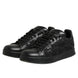 Dolce & Gabbana Black Floral Lace Low Top Sneaker Shoes