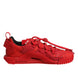 Dolce & Gabbana Κόκκινα Παπούτσια Sneakers NS1 Χαμηλού Προφίλ με Δαντέλα και Λογότυπο