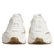 Dolce & Gabbana White Gold Daymaster Low Top Sneakers Shoes