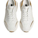 Dolce & Gabbana White Gold Daymaster Low Top Sneakers Shoes