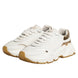 Dolce & Gabbana White Gold Daymaster Low Top Sneakers Shoes